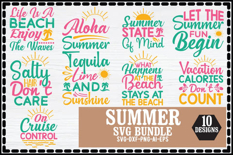Summer Svg Bundle SVG CraftlabSvg55 