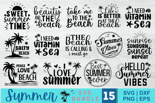 Summer SVG Bundle SVG Designangry 