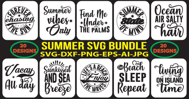 SUMMER-SVG-BUNDLE SVG Syaman 