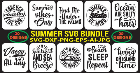SUMMER-SVG-BUNDLE SVG Syaman 