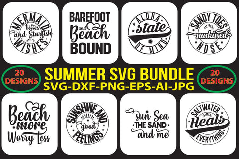 SUMMER-SVG-BUNDLE SVG Syaman 