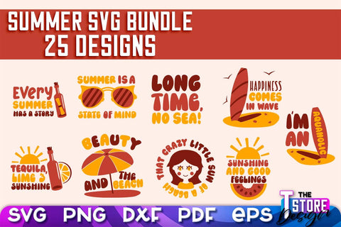 Summer SVG Design | Sea & Ocean SVG Quotes | Quotes Design v.1 SVG The T Store Design 