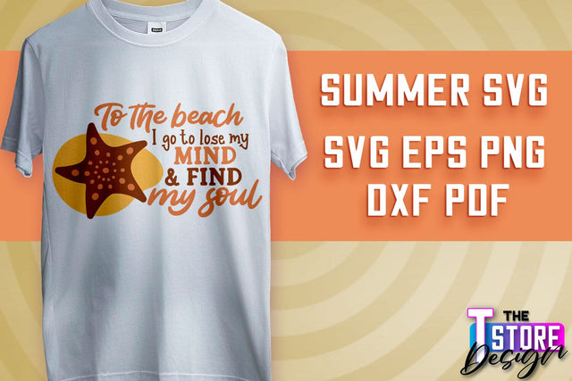 Summer SVG Design | Sea & Ocean SVG Quotes | Quotes Design v.2 SVG The T Store Design 