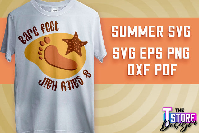 Summer SVG Design | Sea & Ocean SVG Quotes | Quotes Design v.2 SVG The T Store Design 