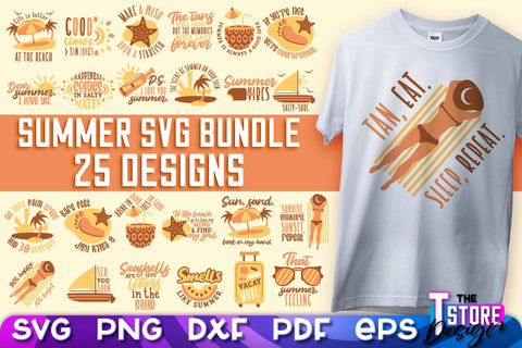 Summer SVG Design | Sea & Ocean SVG Quotes | Quotes Design v.2 SVG The T Store Design 