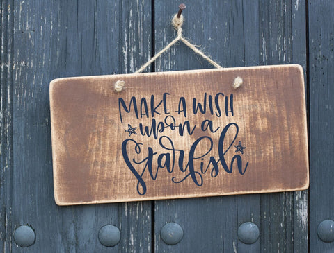 Summer SVG | Make a Wish Upon a Starfish | Beach SVG SVG Ikonart Design Shop 