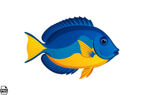 Summer Tropical Fish PNG Clipart Bundle Printable File Sublimation Creativedesigntee 