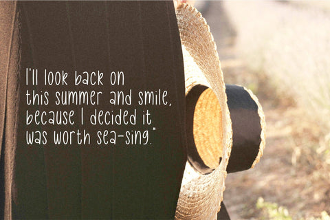 Summer Vacation - Summertime Font Font Jimtype Studio 
