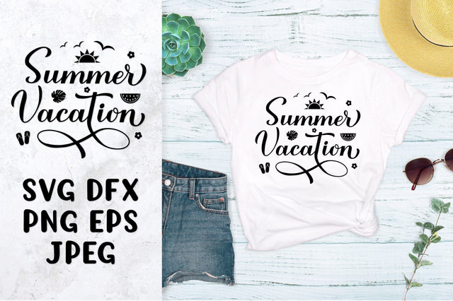 Summer Vacation SVG. Summer quote shirt design SVG LaBelezoka 