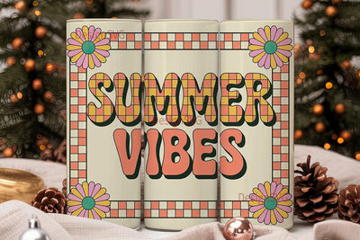 Summer Vibes 20oz Tumbler Design Sublimation DesignSVG 