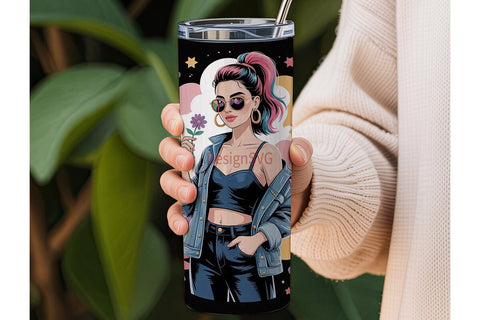 Summer Vibes 20oz Tumbler Wrap Sublimation DesignSVG 