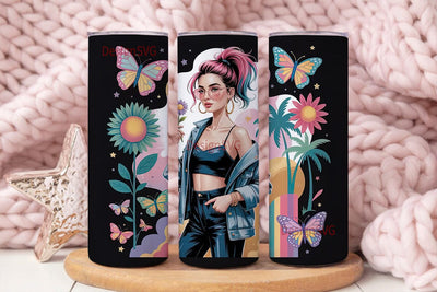 Summer Vibes 20oz Tumbler Wrap Sublimation DesignSVG 