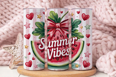 Summer Vibes 20oz Tumbler Wrap Sublimation DesignSVG 