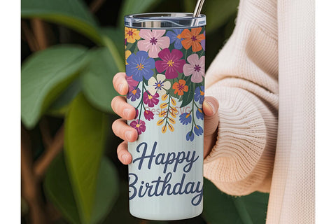Summer Vibes 20oz Tumbler Wrap Sublimation DesignSVG 