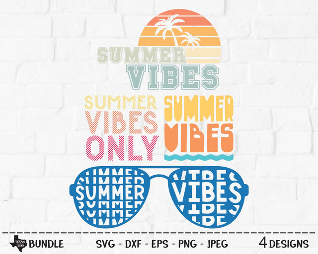 Summer Vibes Bundle | Summer SVG SVG Texas Southern Cuts 