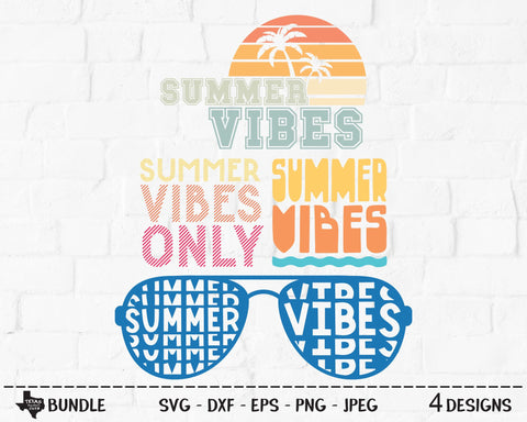 Summer Vibes Bundle | Summer SVG SVG Texas Southern Cuts 