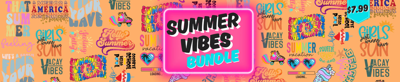 Summer Vibes Digital Design Bundle - Exclusive Offer