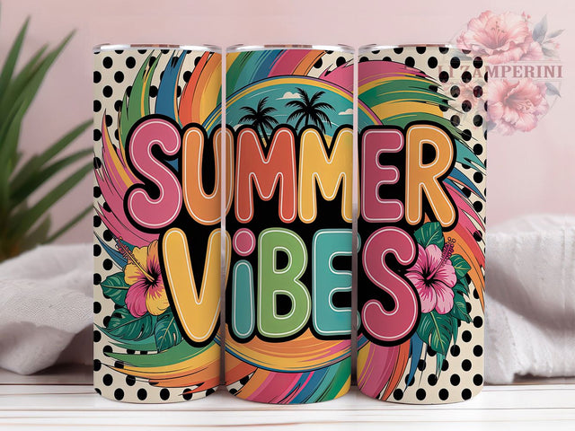 Summer Vibes Flip Flop Dalmatian Dots Tumbler, Dalmatian Dots Wrap, Flip Flop Tumbler PNG, 20oz Sublimation Design, Cute Summer Cup, Beach Flip Flop Tumbler Sublimation Li Zamperini 