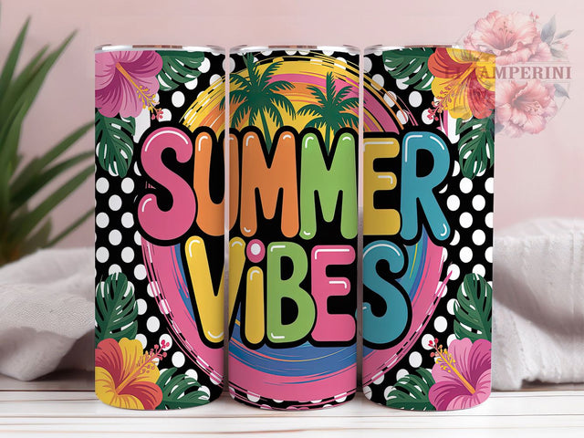 Summer Vibes Flip Flop Dalmatian Dots Tumbler, Dalmatian Dots Wrap, Flip Flop Tumbler PNG, 20oz Sublimation Design, Cute Summer Cup, Beach Flip Flop Tumbler Sublimation Li Zamperini 