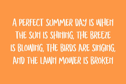 Summer Vibes Font Abo Daniel Studio 