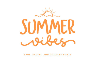 Summer Vibes Font Abo Daniel Studio 