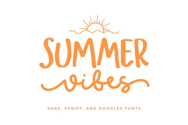 Summer Vibes Font Abo Daniel Studio 