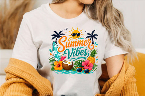 Summer Vibes PNG Clipart Sublimation SVGArt 