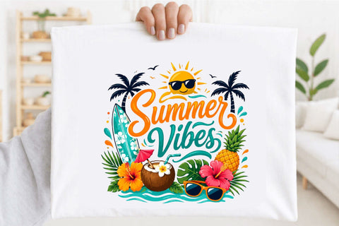 Summer Vibes PNG Clipart Sublimation SVGArt 