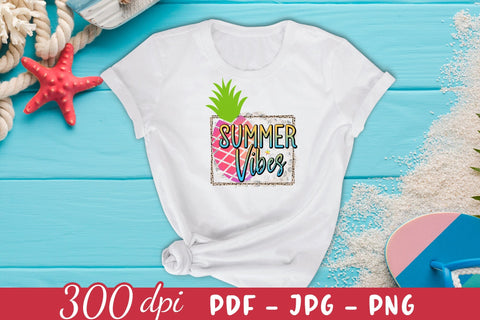 Summer Vibes PNG Sublimation Design Sublimation CraftLabSVG 
