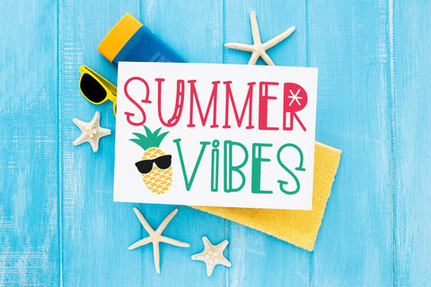 Summer Vibes Sign SVG SVG CraftLabSVG 