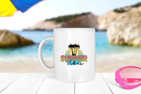 Summer Vibes Sublimation Design PNG Sublimation CraftLabSVG 
