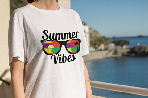 Summer Vibes, Summer Quote Sublimation Sublimation CraftLabSVG 