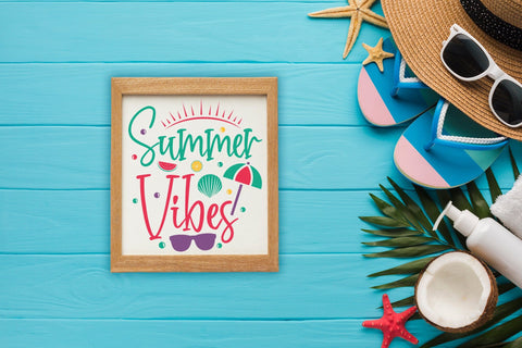 Summer Vibes, Summer Sign SVG SVG CraftLabSVG 