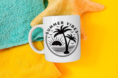 Summer Vibes SVG Cut File SVG CraftLabSVG 