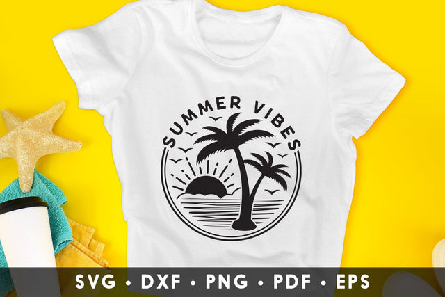 Summer Vibes SVG Cut File SVG CraftLabSVG 
