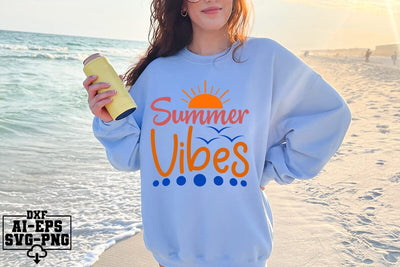 Summer Vibes Svg Cut Files Creative Art SVG CraftlabSvg55 