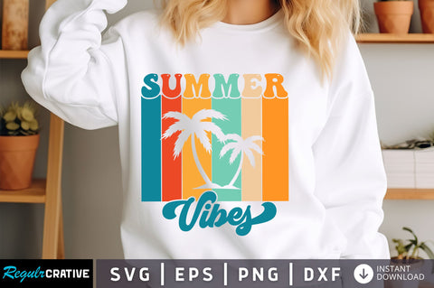 Summer vibes svg Design SVG Regulrcrative 