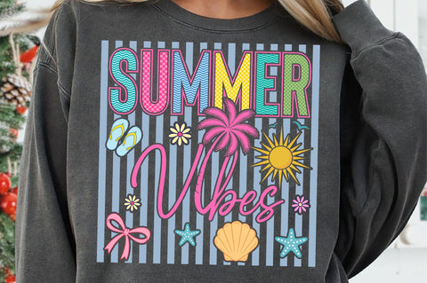 Summer Vibes SVG PNG, Preppy Summer SVG SVG SVG Studio 