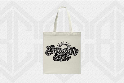 Summer Vibes SVG Sun Quote Cut File for Cricut SVG BillahCrafts 