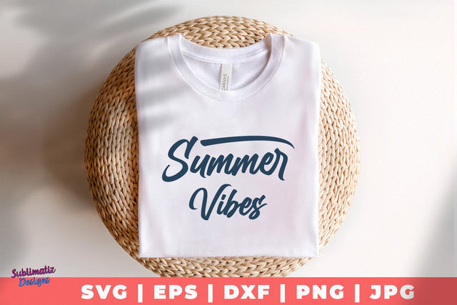 Summer Vibes Svg, SVG File for Cricut, SVG Sublimatiz Designs 