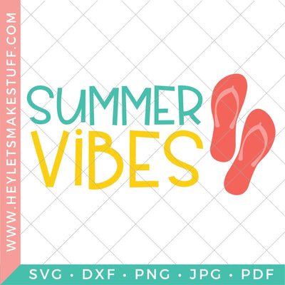 Summer Vibes SVG SVG Hey Let's Make Stuff 