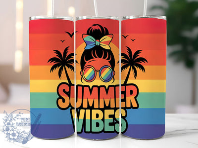 Summer Vibes Tropical Girls Trip Tumbler, Girls Trip Tumbler, 20oz Tumbler Wrap, Beach Trip Sublimation, Vacation Tumbler Design, Fun Summer Wrap, Tropical Tumbler Design Sublimation ToriDesigns 