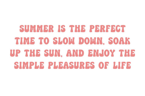 Summer Vintage - Cute Groovy Font Font Masyafi Studio 
