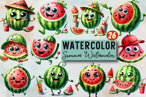 Summer Watermelon Sublimation Sublimation SVGArt 
