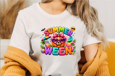 Summer Ween Pumpkin PNG Clipart Sublimation SVGArt 