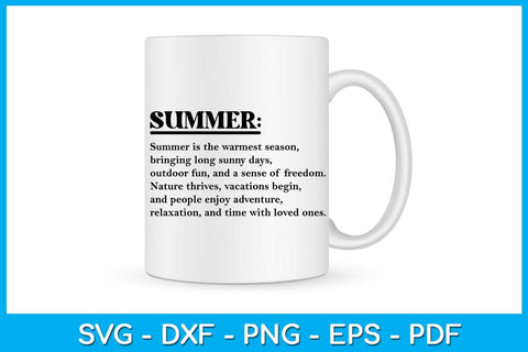 Summer Words SVG PNG PDF Cut File SVG Creativedesigntee 