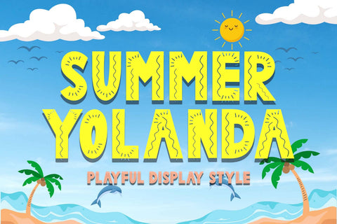 Summer Yolanda Font Prasetya Letter 