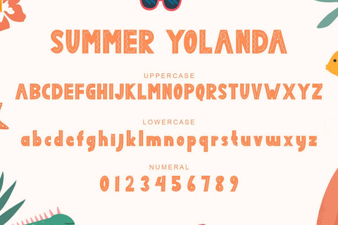 Summer Yolanda Font Prasetya Letter 