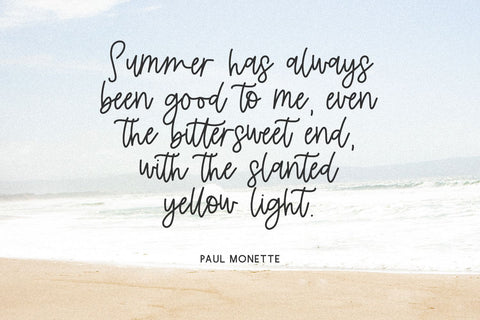 Summerfelt Script Font Beck McCormick 