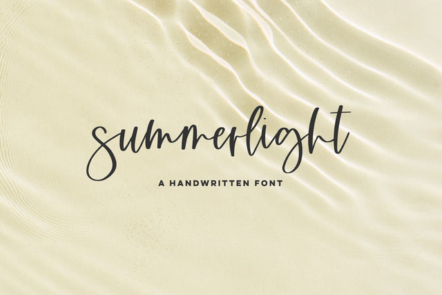 Summerlight Script Font Beck McCormick 
